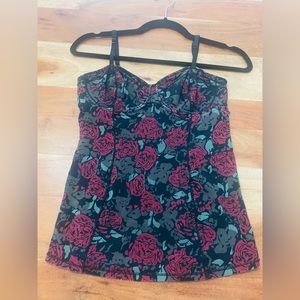 Floral tank top